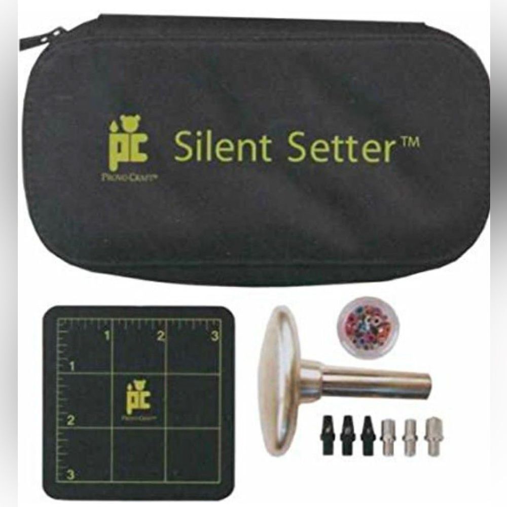 Provo Craft NEW no tags 
Provo Craft Silent Setter Hammerless Eyelet Tool set